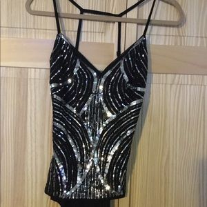 Sequin top